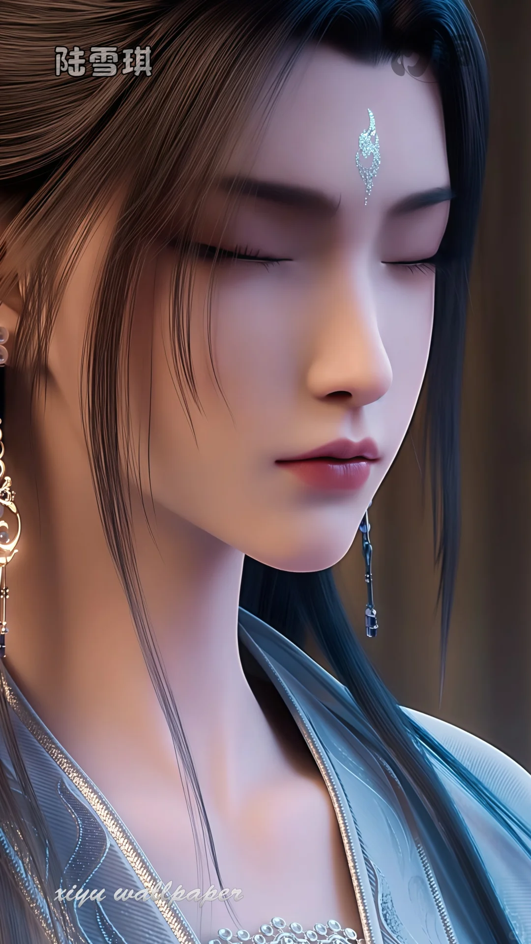 心绪不宁的雪琪