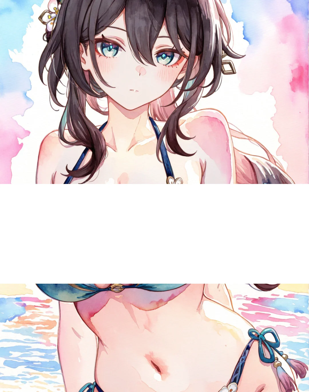 壁纸分享｜阮梅｜泳装｜001