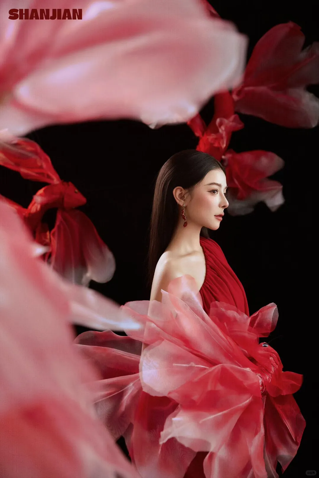 中式鸿运的锦鲤写真|东三省模特