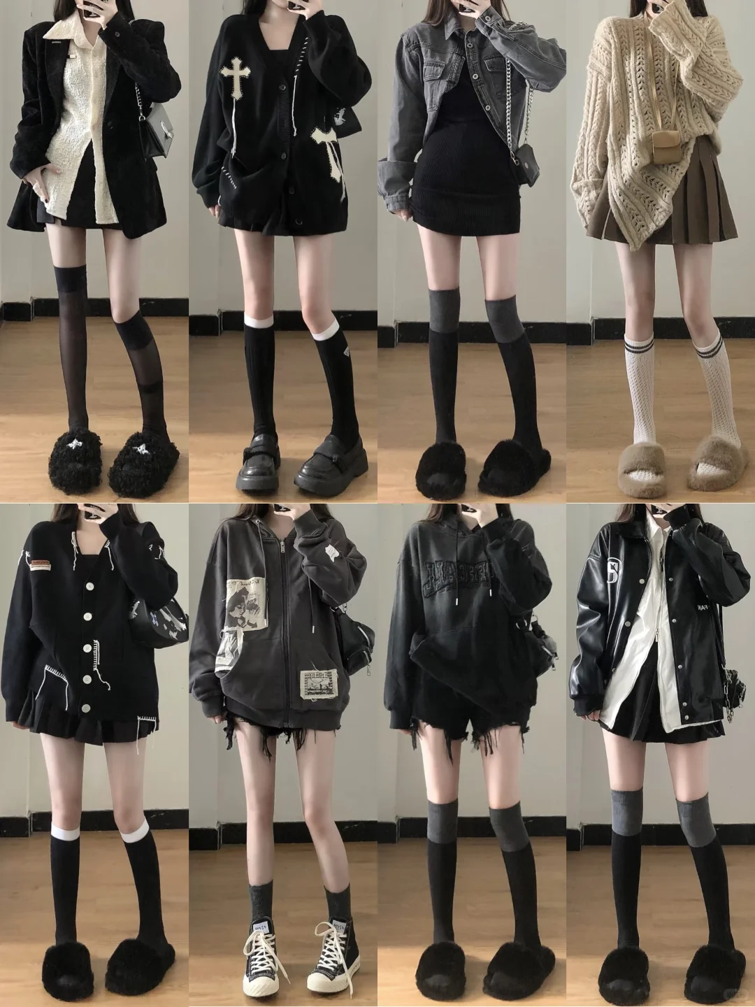 4⃣️8⃣️套秋冬打底裤穿搭｜光腿神器穿搭