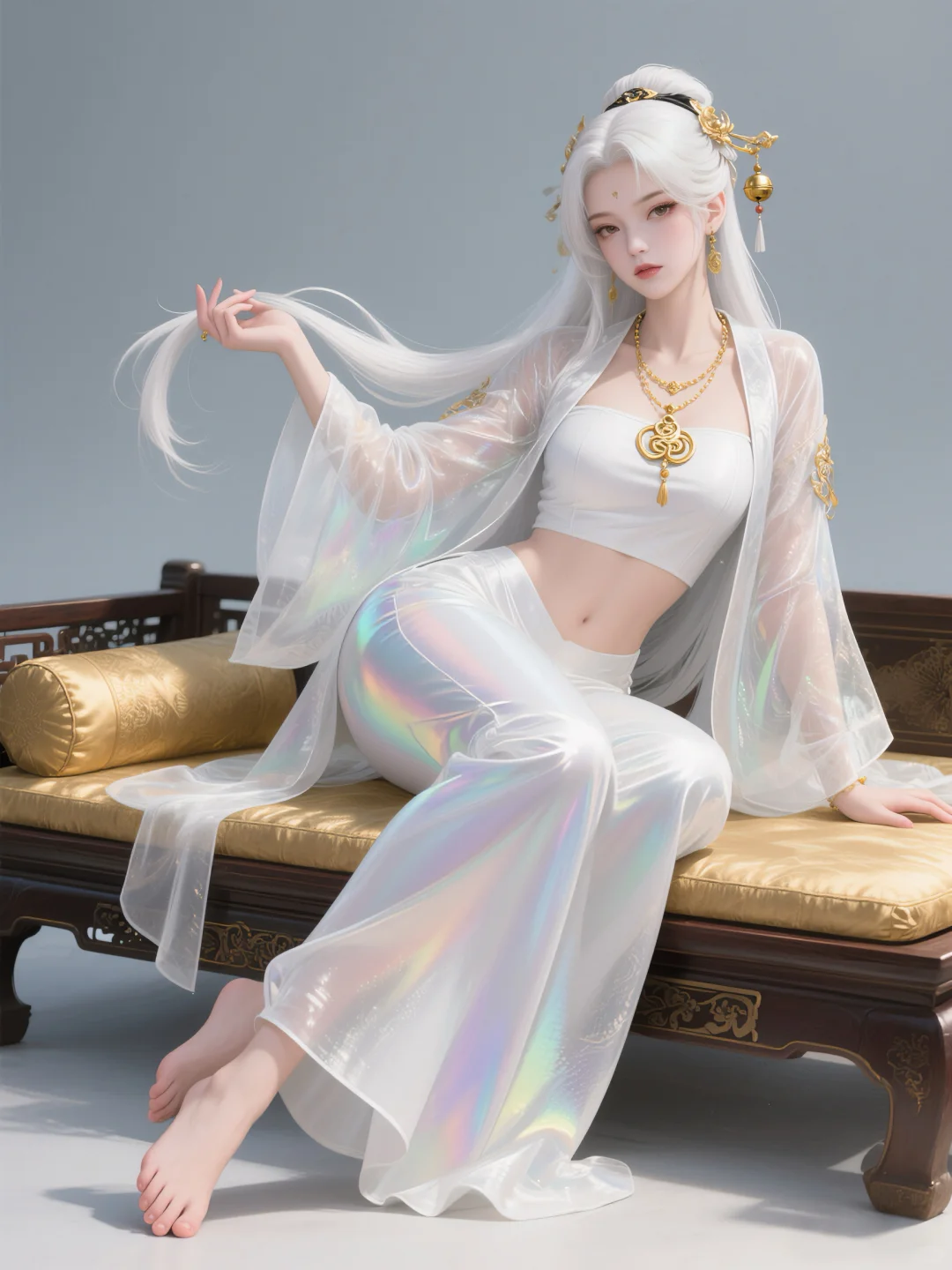 白月光，国风·AIGC绘画参考