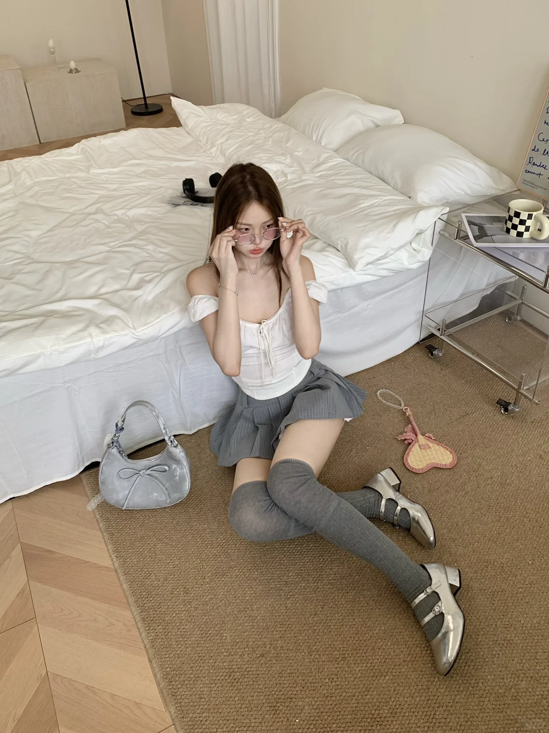 小腿袜才是秋天穿搭的舒适区！巨显腿细啊啊