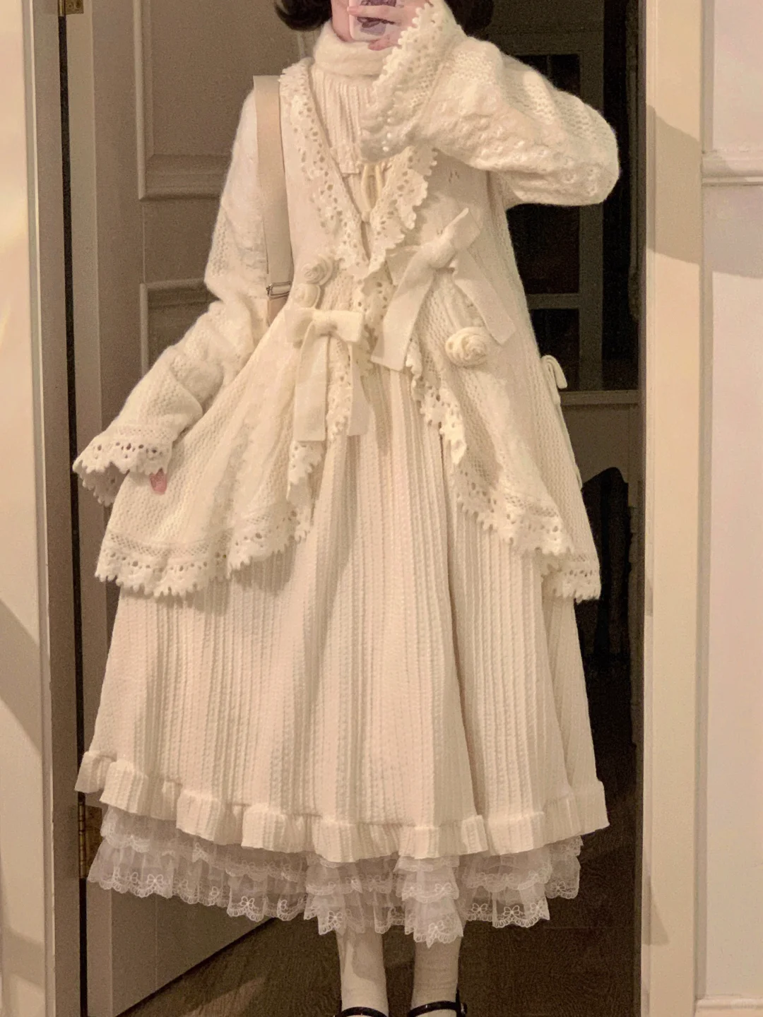 >ᯅ<层层叠叠的一身白 我好爱