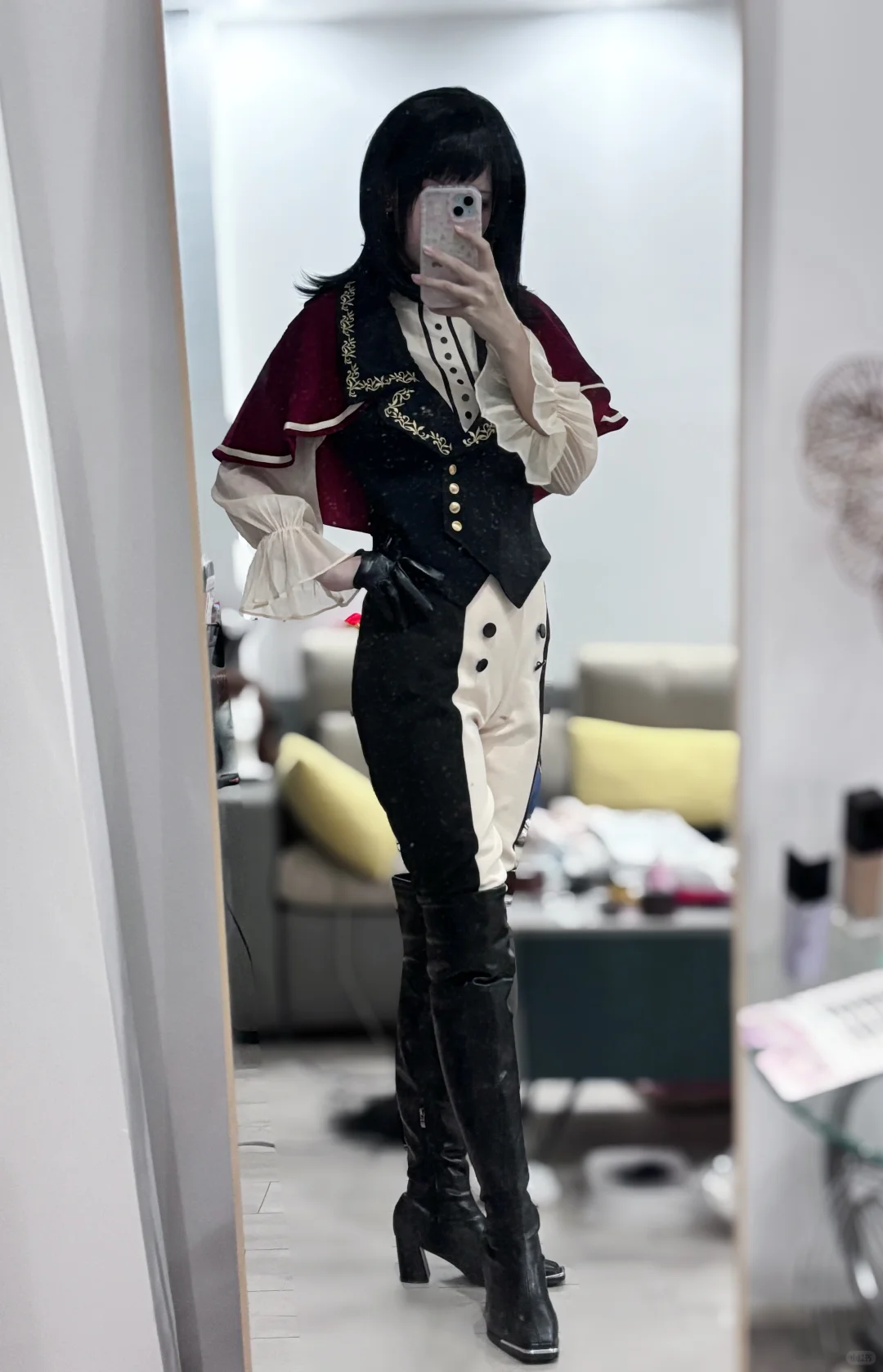 此女腿长一米八