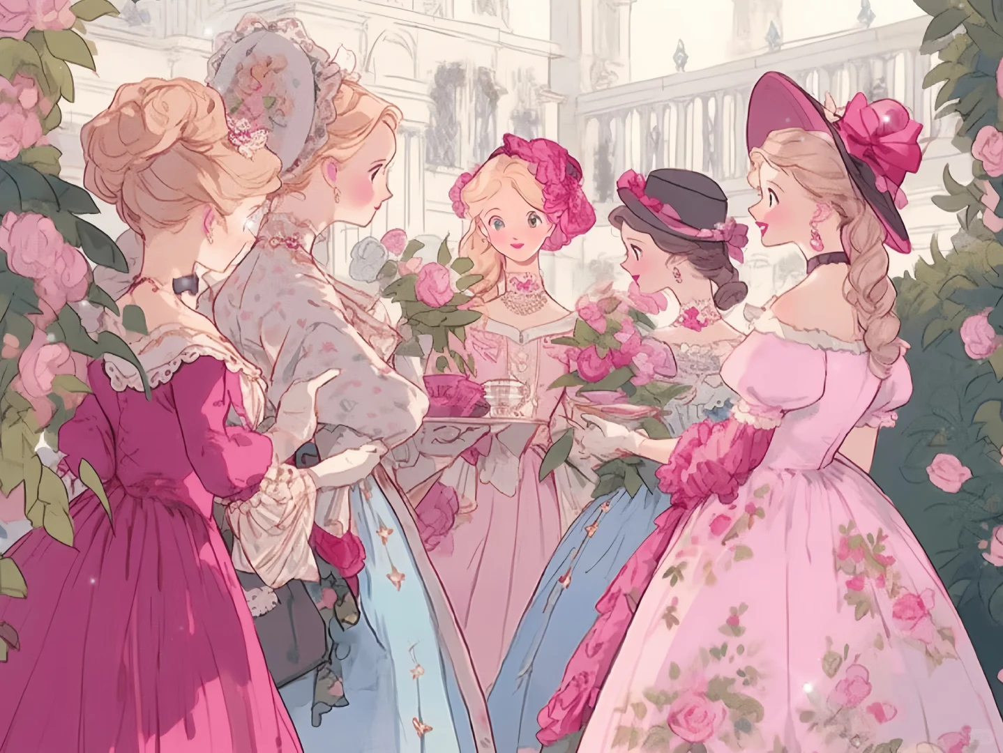 iPad壁纸 | 公主的茶话会🎀