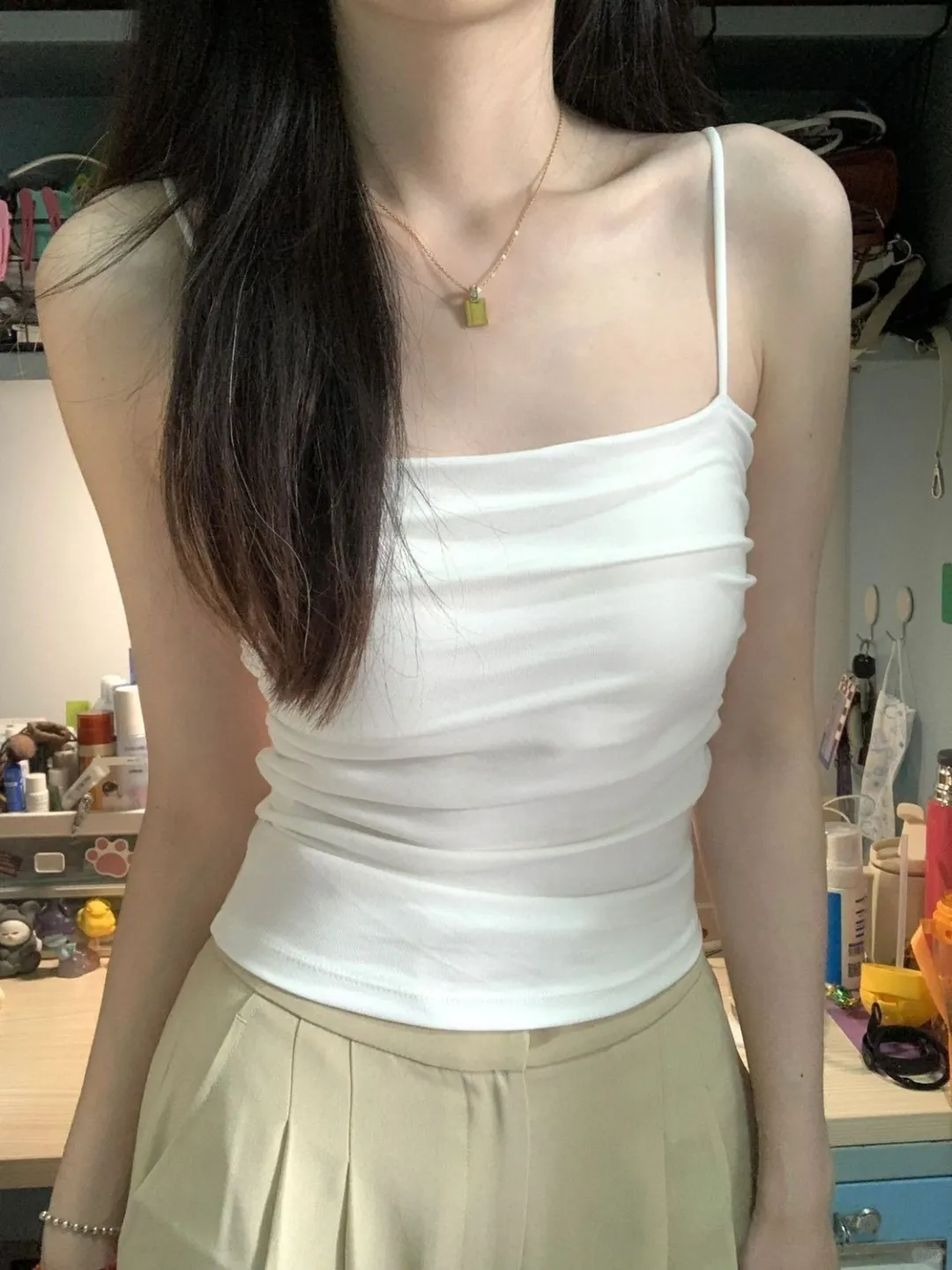 辣妹吊带背心必备👙