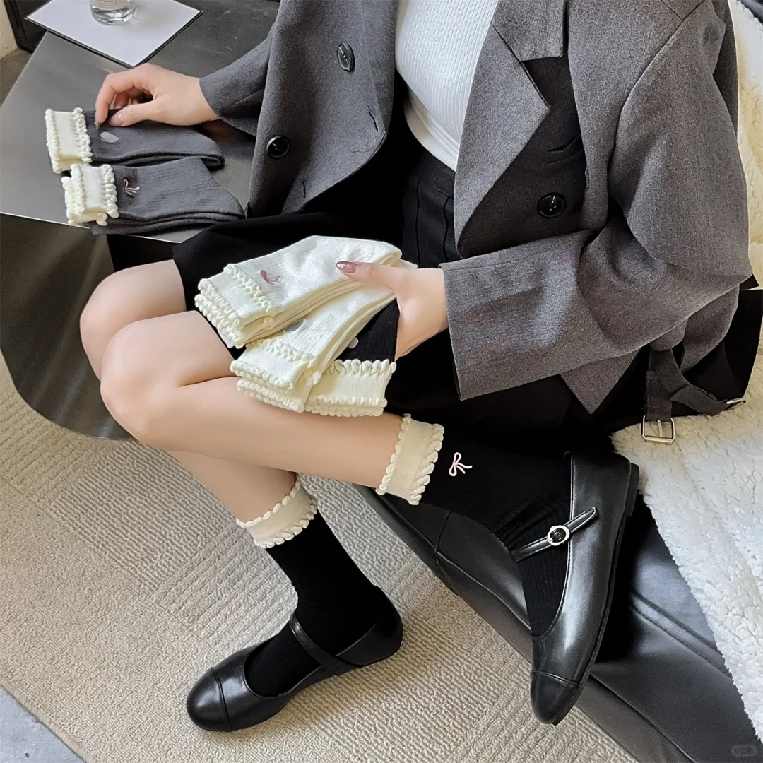 ✨个位数/2双 这个袜子真的好可爱啊！！