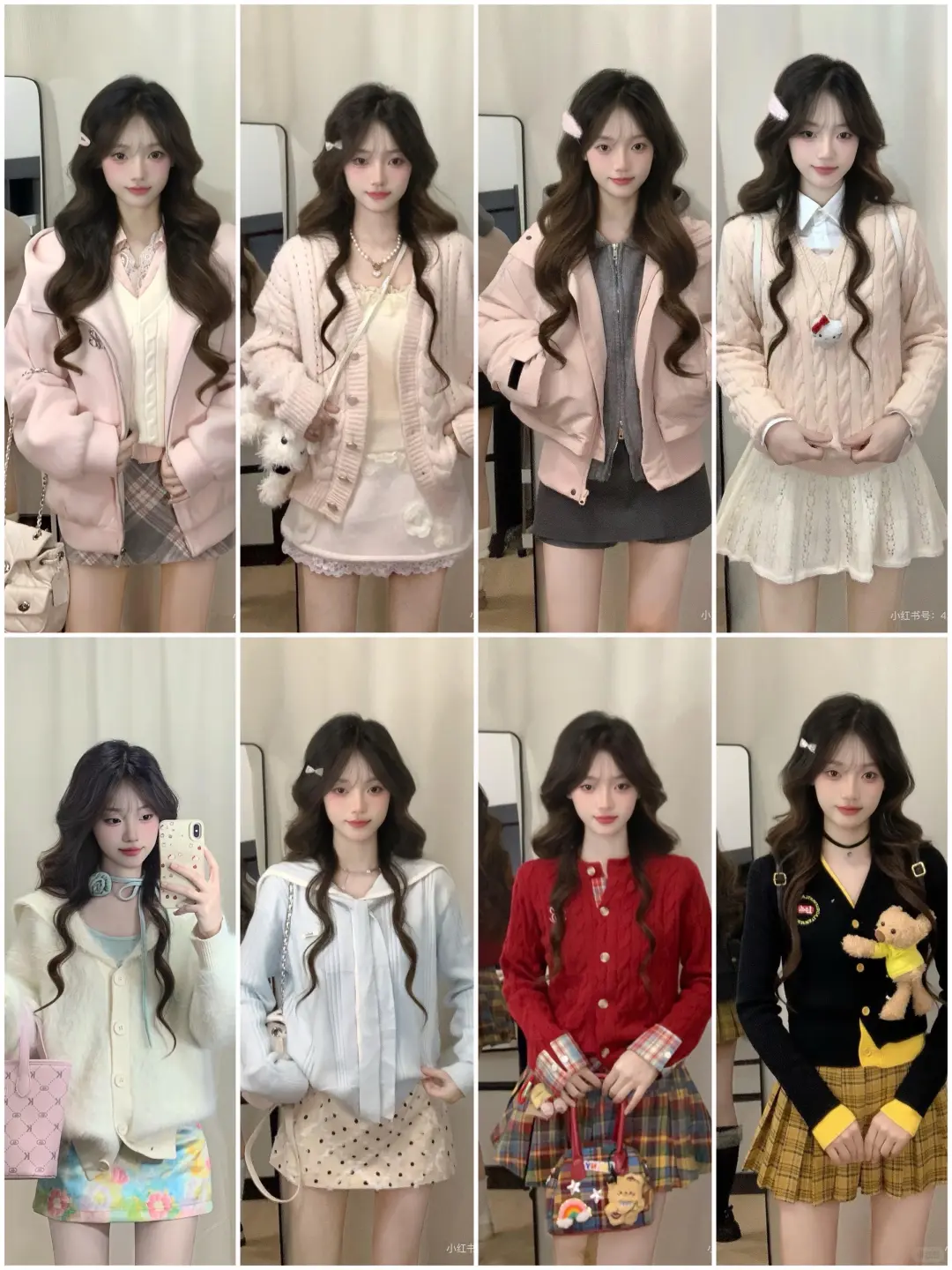 4⃣0⃣套|韩系少女感学院风穿搭🎀