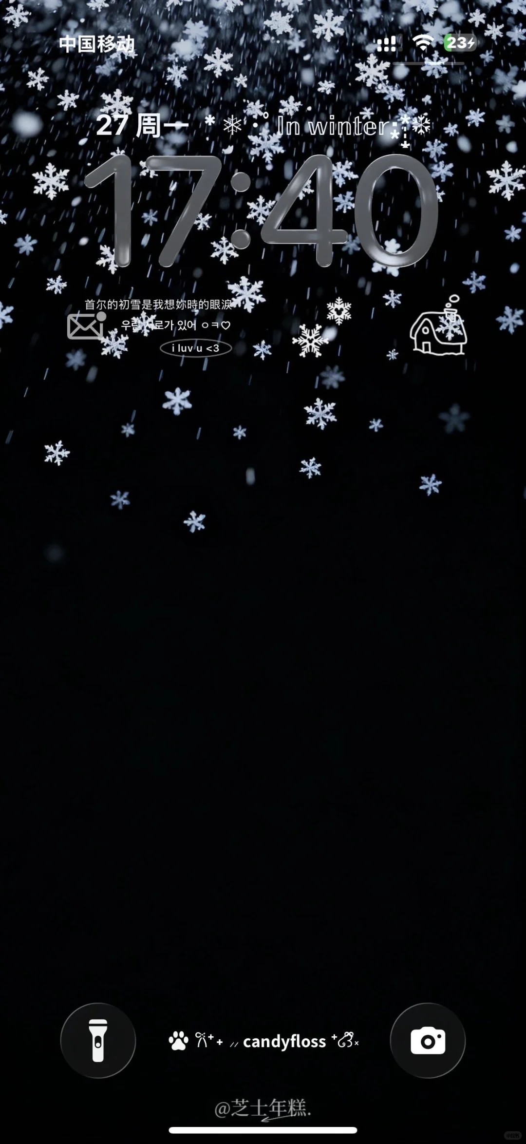 冬日深色系雪景壁纸❄️❄️