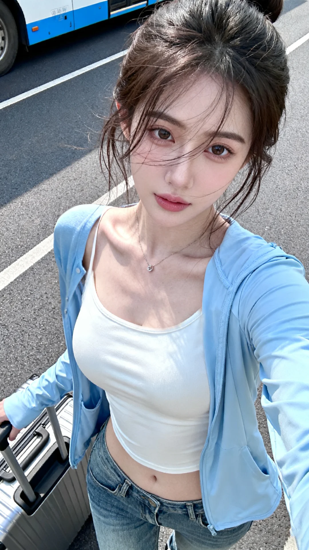 AI模拟旅行自拍