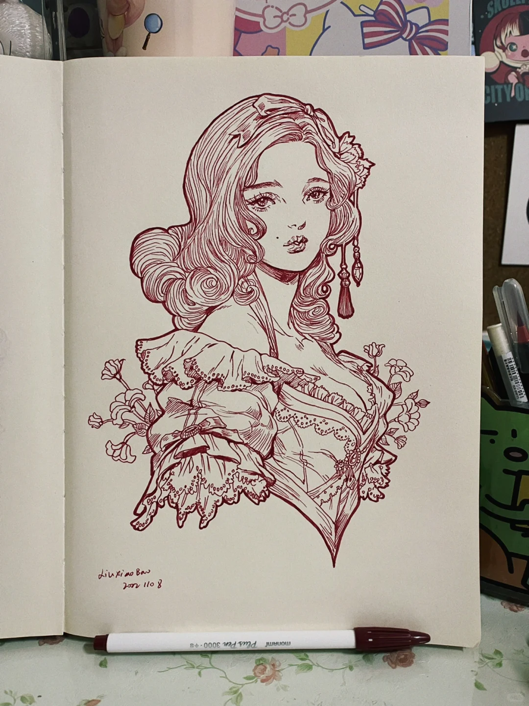 近期线描临摹练习