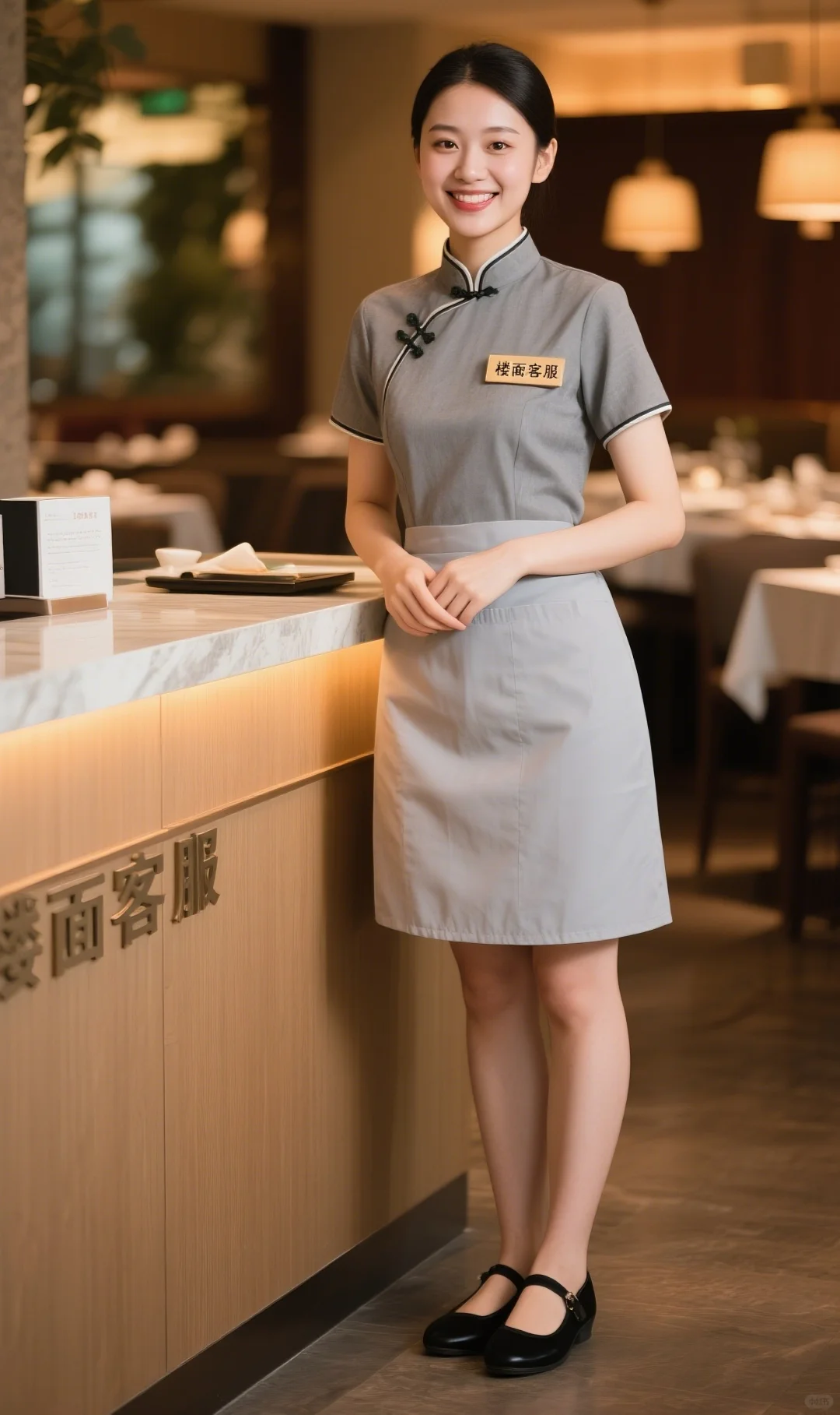 你见过这么有气质的的餐厅客服小姐姐吗？