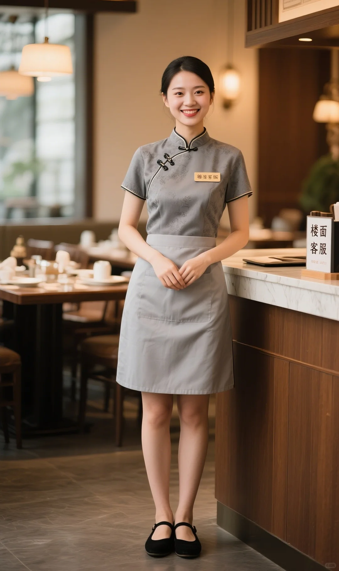 你见过这么有气质的的餐厅客服小姐姐吗？