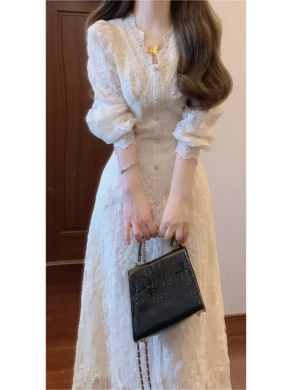 温柔法式仙女裙👗✨