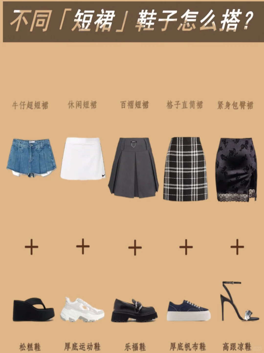 连衣裙✖️鞋子的搭配公式❗️别在乱穿了👀