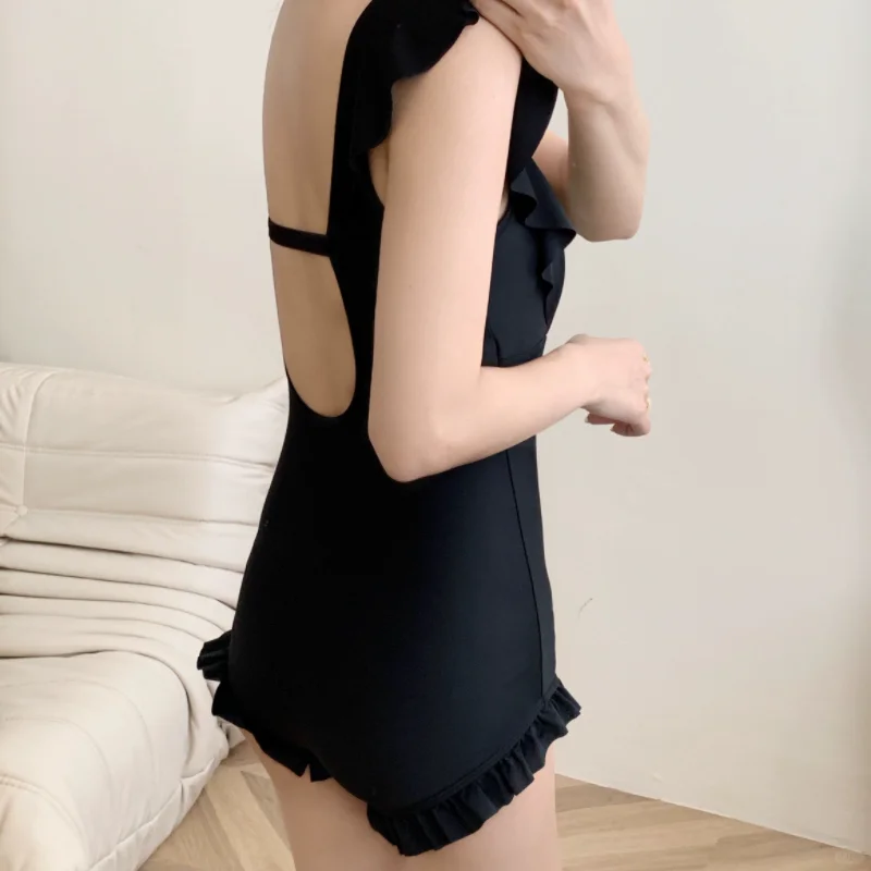 韩系小飞袖泳衣太显瘦了～度假必备🩰