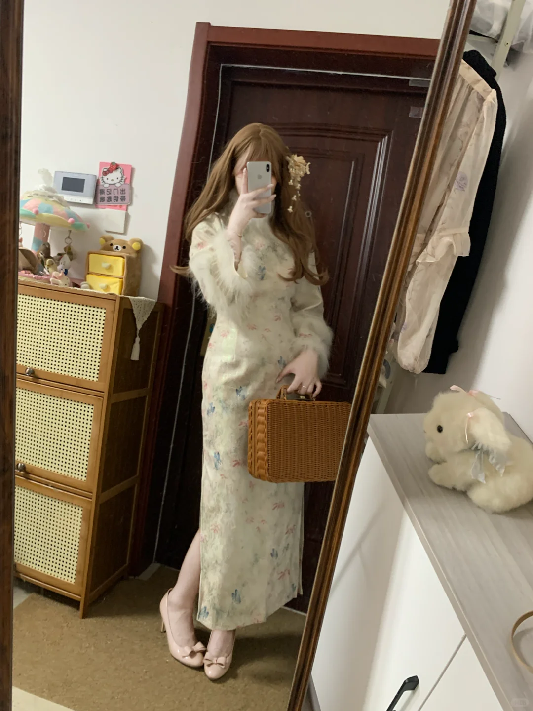 有🔗版 160 120斤 旗袍太适合微胖啦！！！