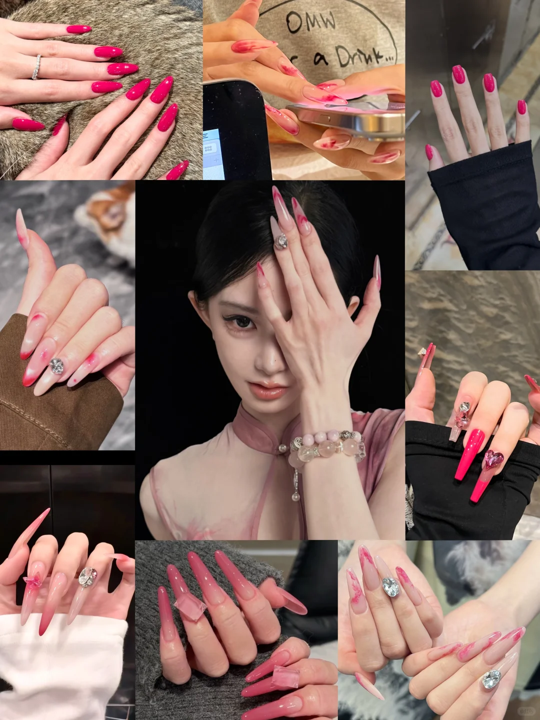 钓系媚感美甲天花板！这组直接封神！