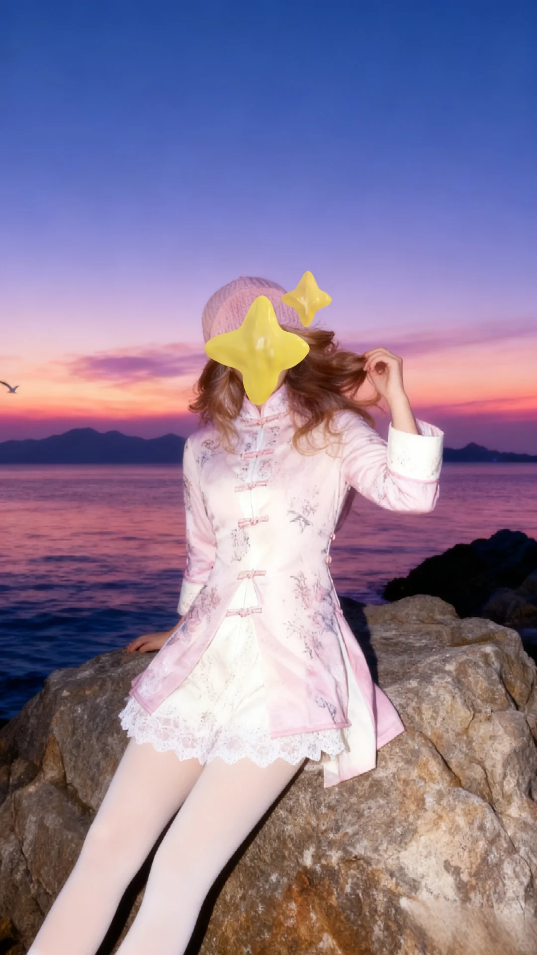 姐妹们看过来！光腿神器晚霞也出片啦～