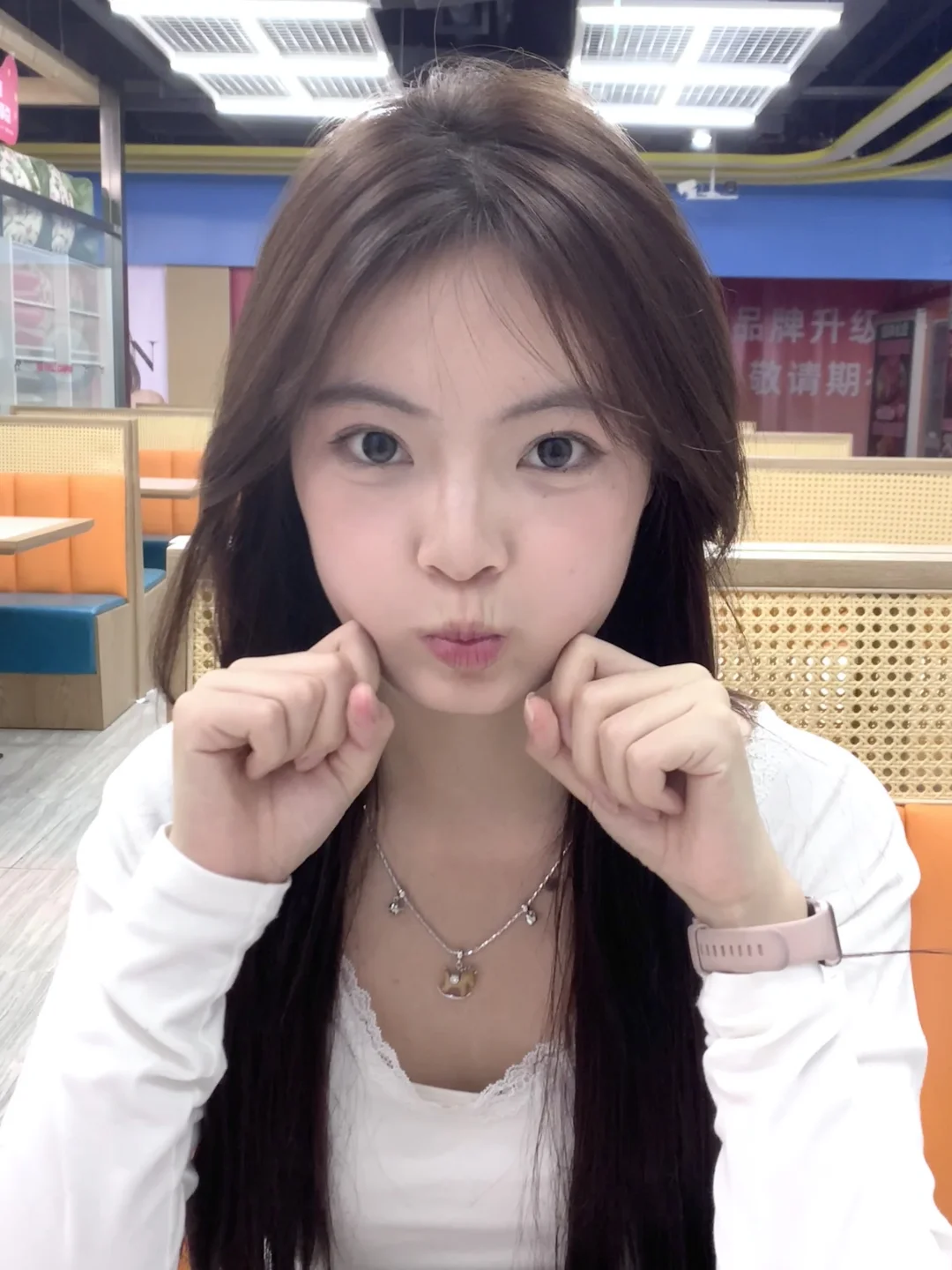 🎠方圆脸真的离不开项链