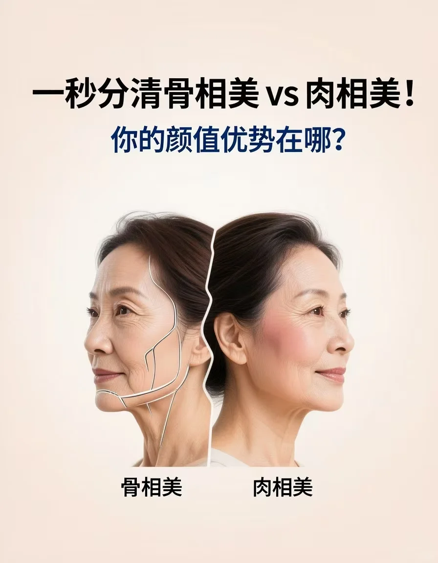 一秒分清骨相美 vs 肉相美！详细攻略进！