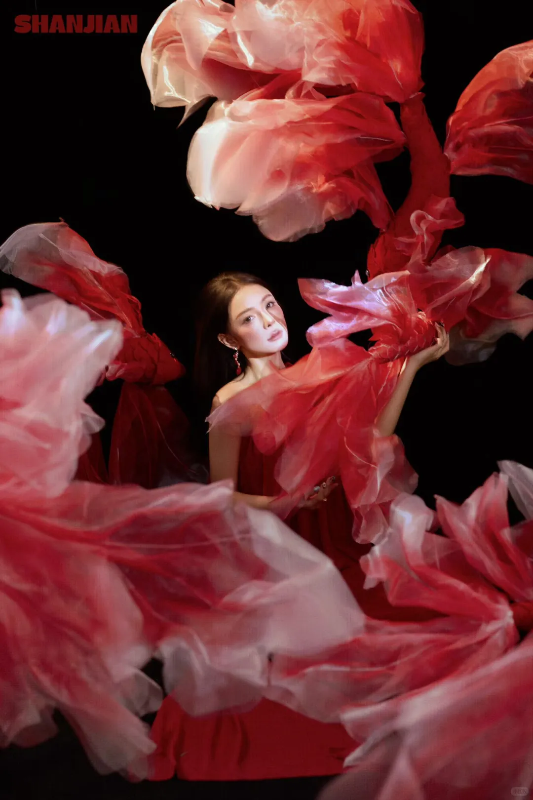 中式鸿运的锦鲤写真|东三省模特