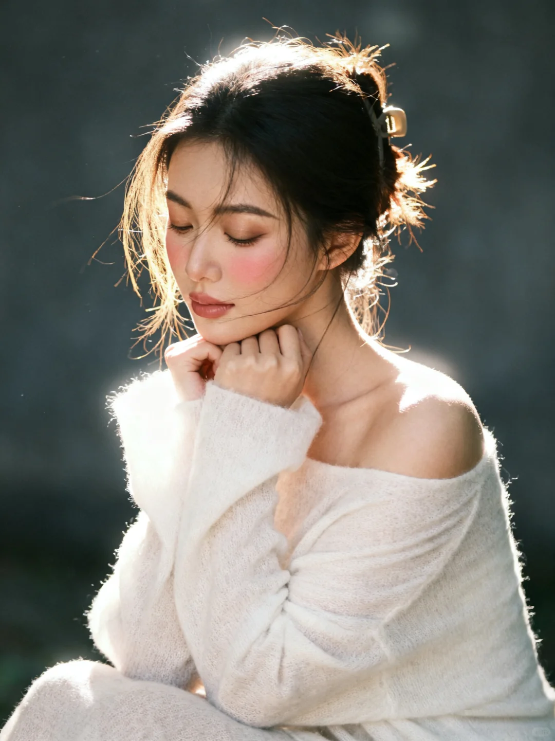 秋冬温柔白月光📷光影氛围感写真附口令