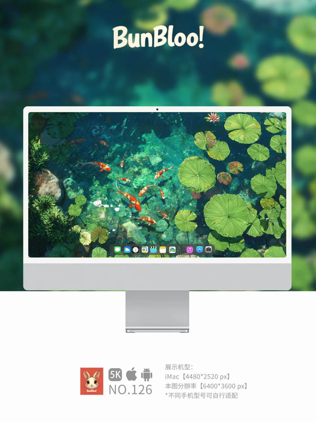 池塘里有锦鲤，今日份壁纸分享｜126