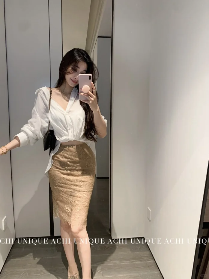 蕾丝裙真的好温柔好气质～