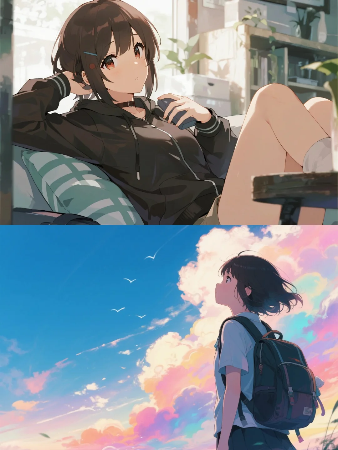 平板壁纸｜动漫幻想的温馨世界（内含福利）