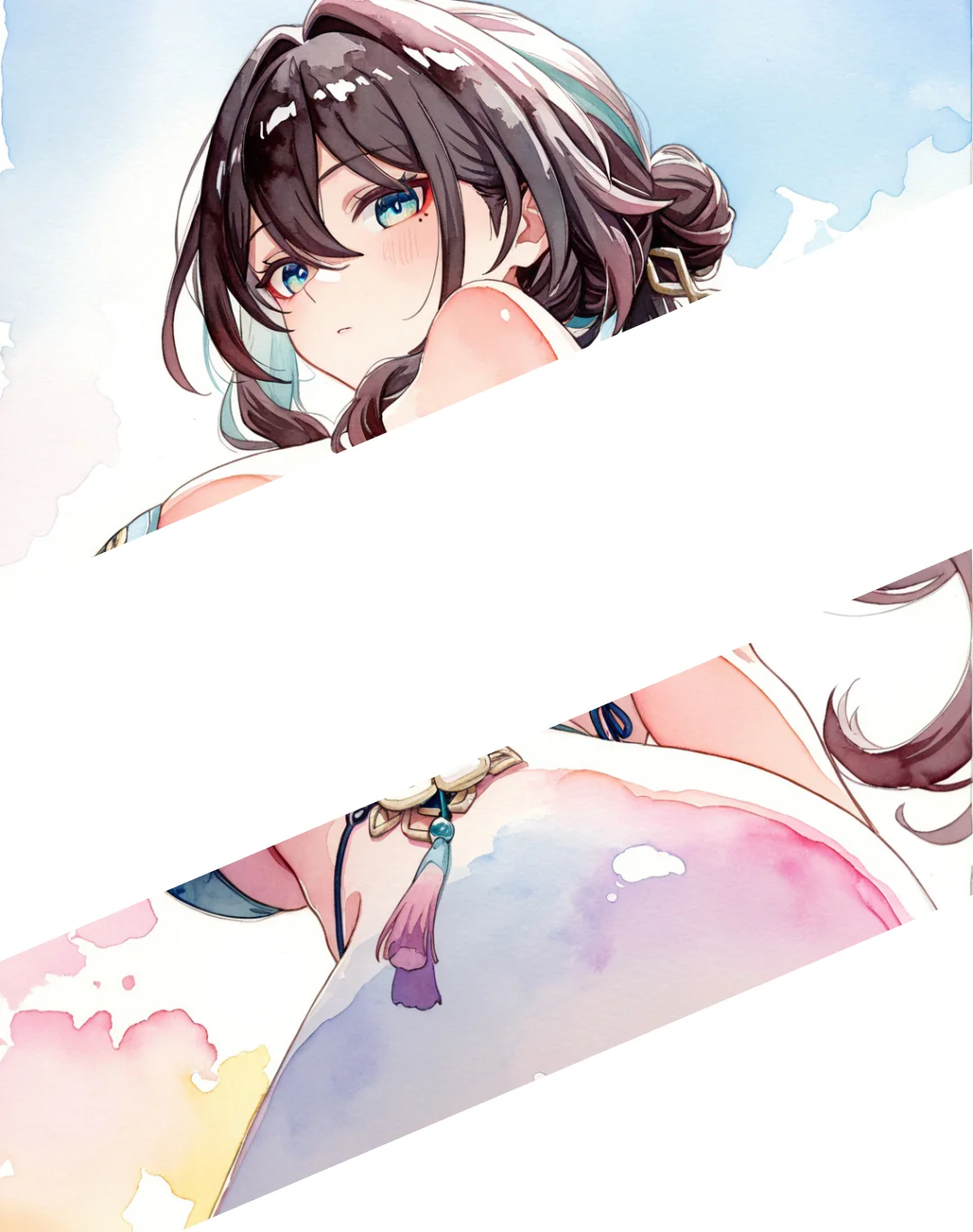 壁纸分享｜阮梅｜泳装｜001