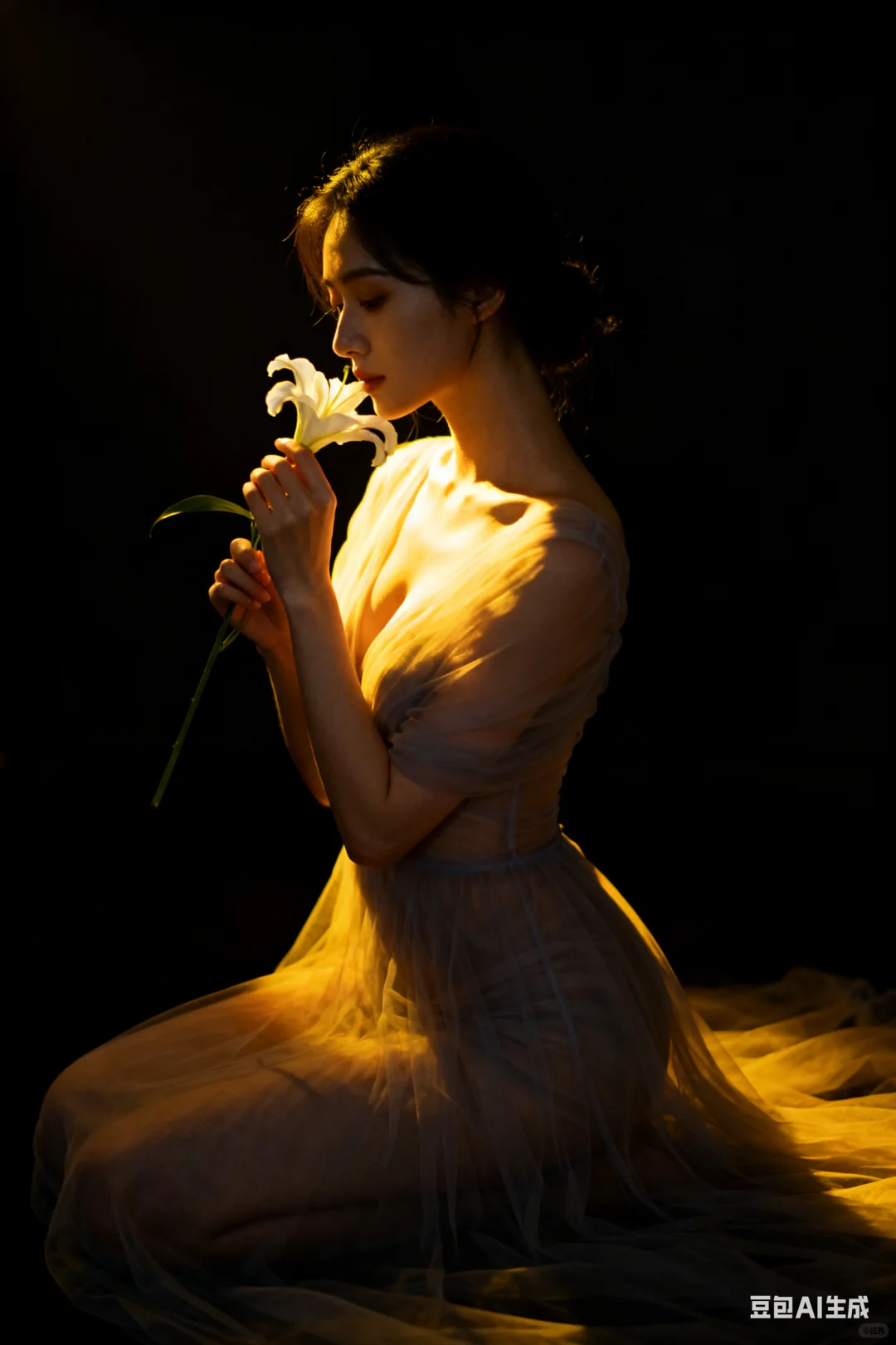 Ai写真●怎样0元生成高级光影氛围感写真？