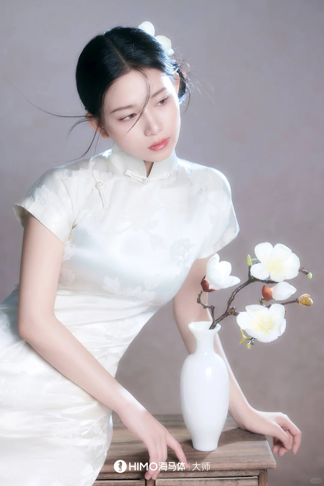 旗袍写真l月色凝脂，是谁家清冷白月光