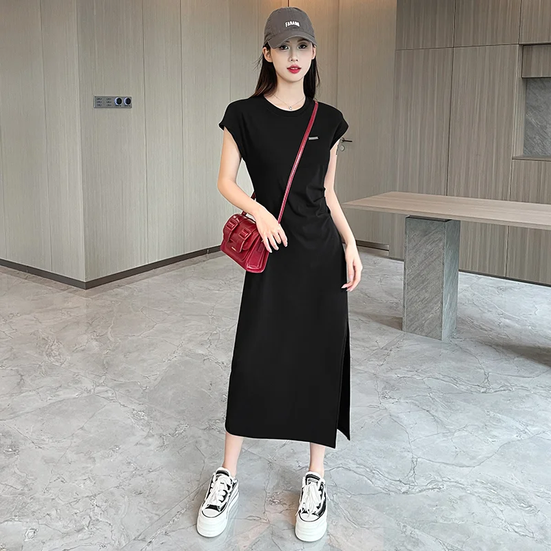 气质休闲女夏202新款轻奢高级感修身t恤