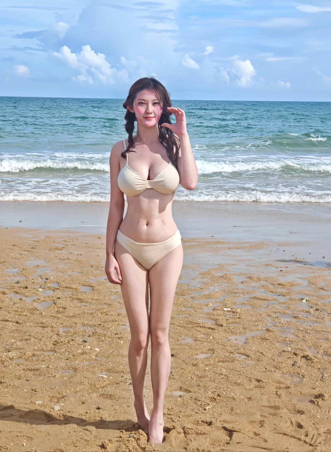 微胖女生泳装穿搭|海边拍照好出片