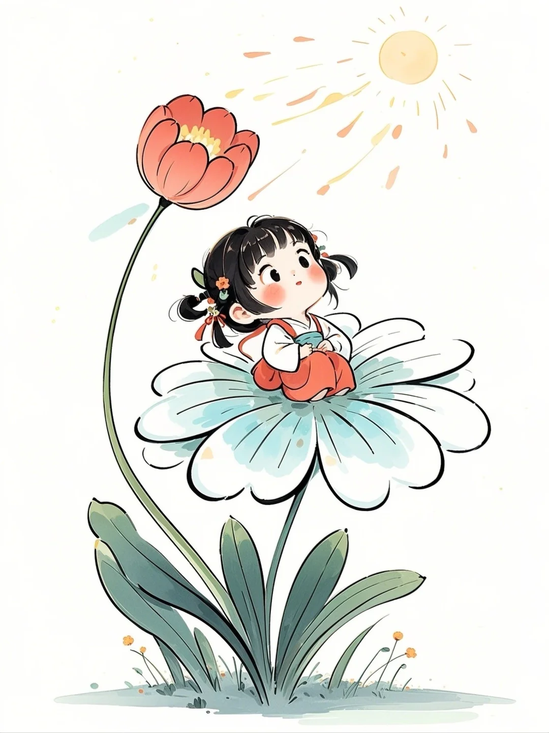 可爱的小花仙子 | 壁纸