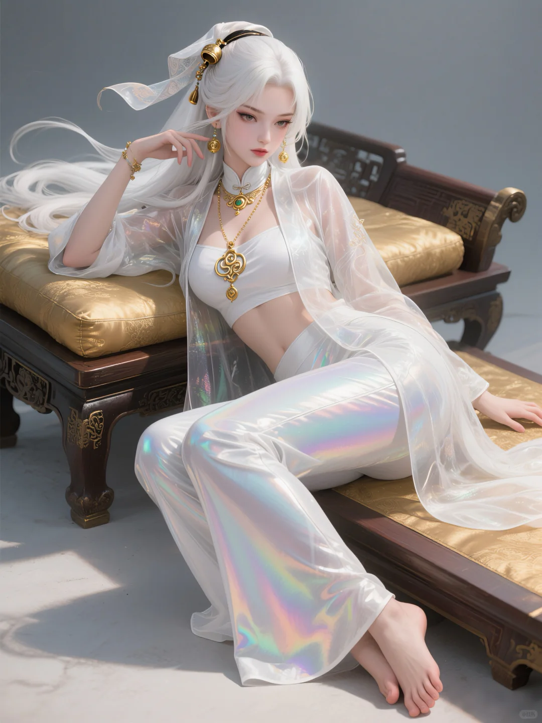 白月光，国风·AIGC绘画参考