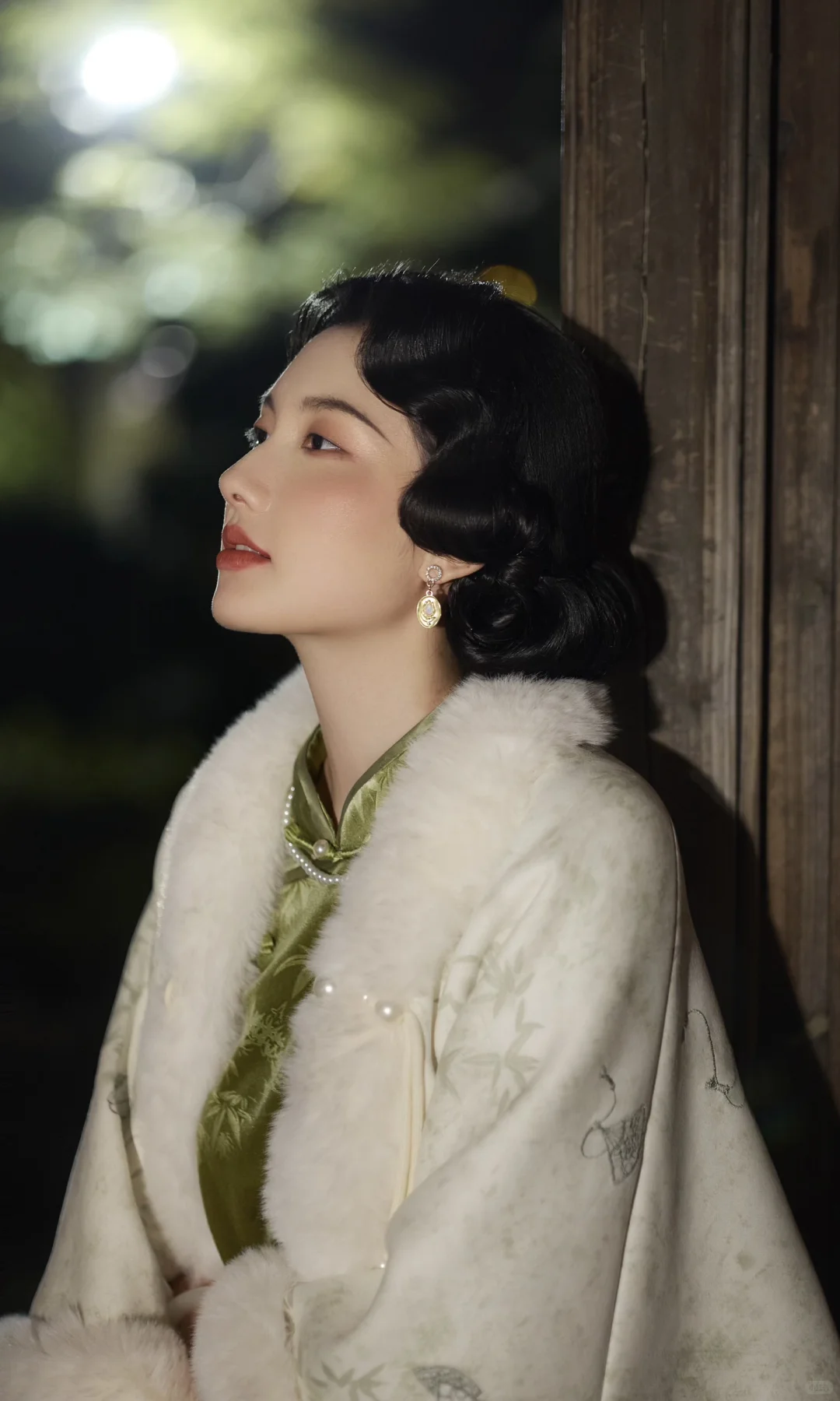 在江南写上一封信名为：青春《旗袍夜影》