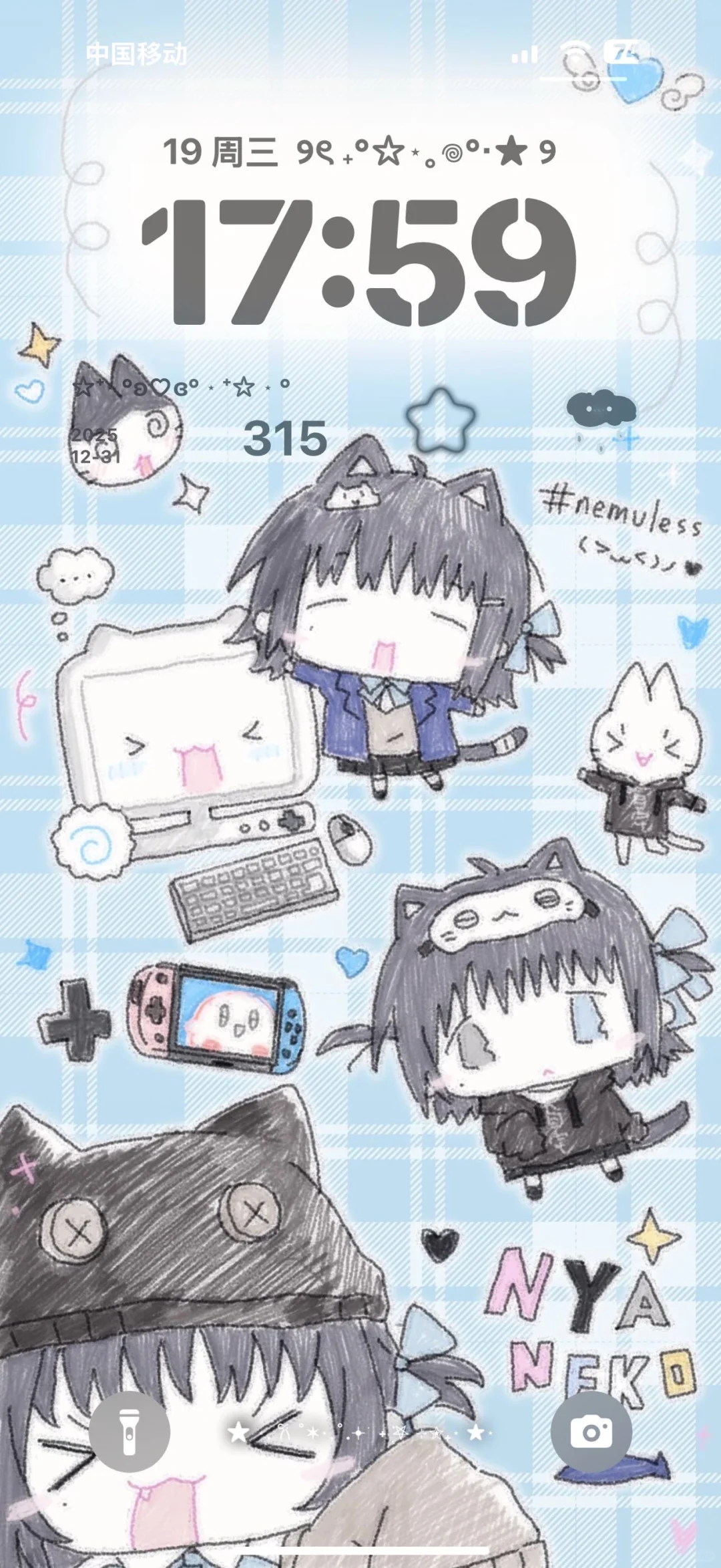 这组壁纸好可爱！已被萌晕！