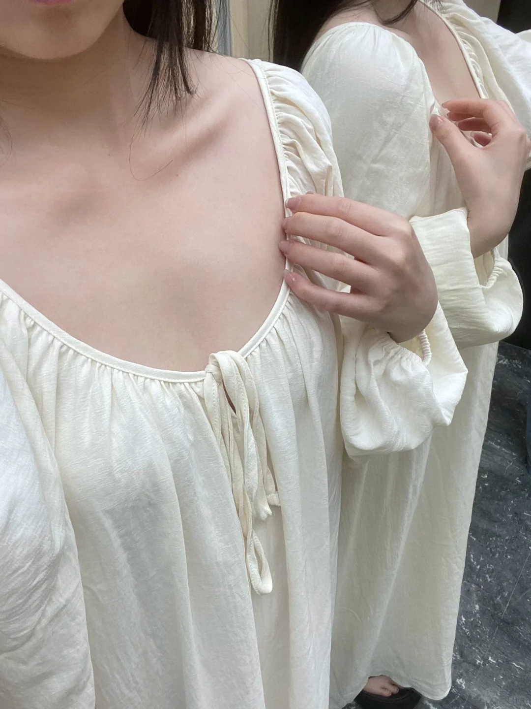 睡裙二选一！吊带还是长袖款？