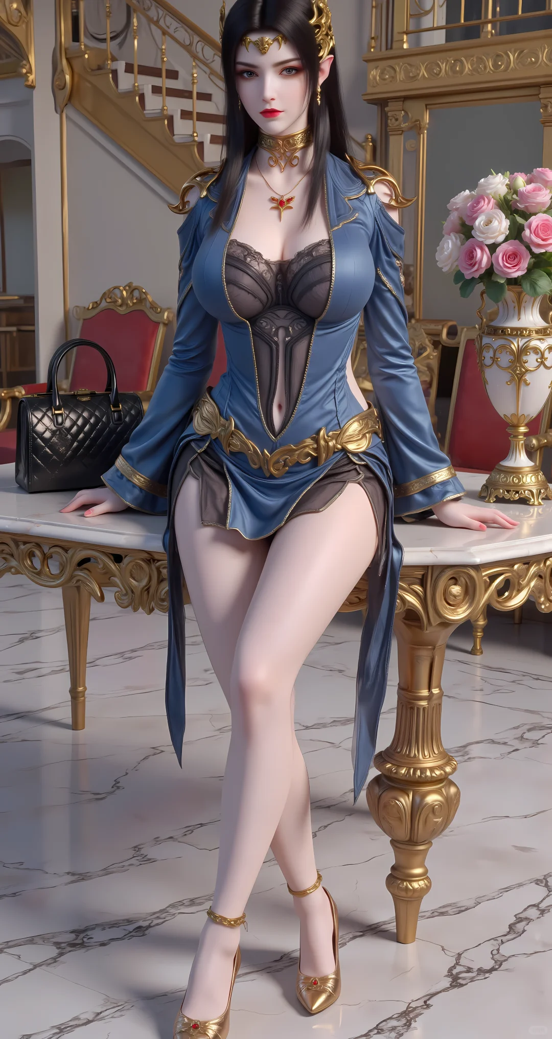 美杜莎和蓝色更配哦