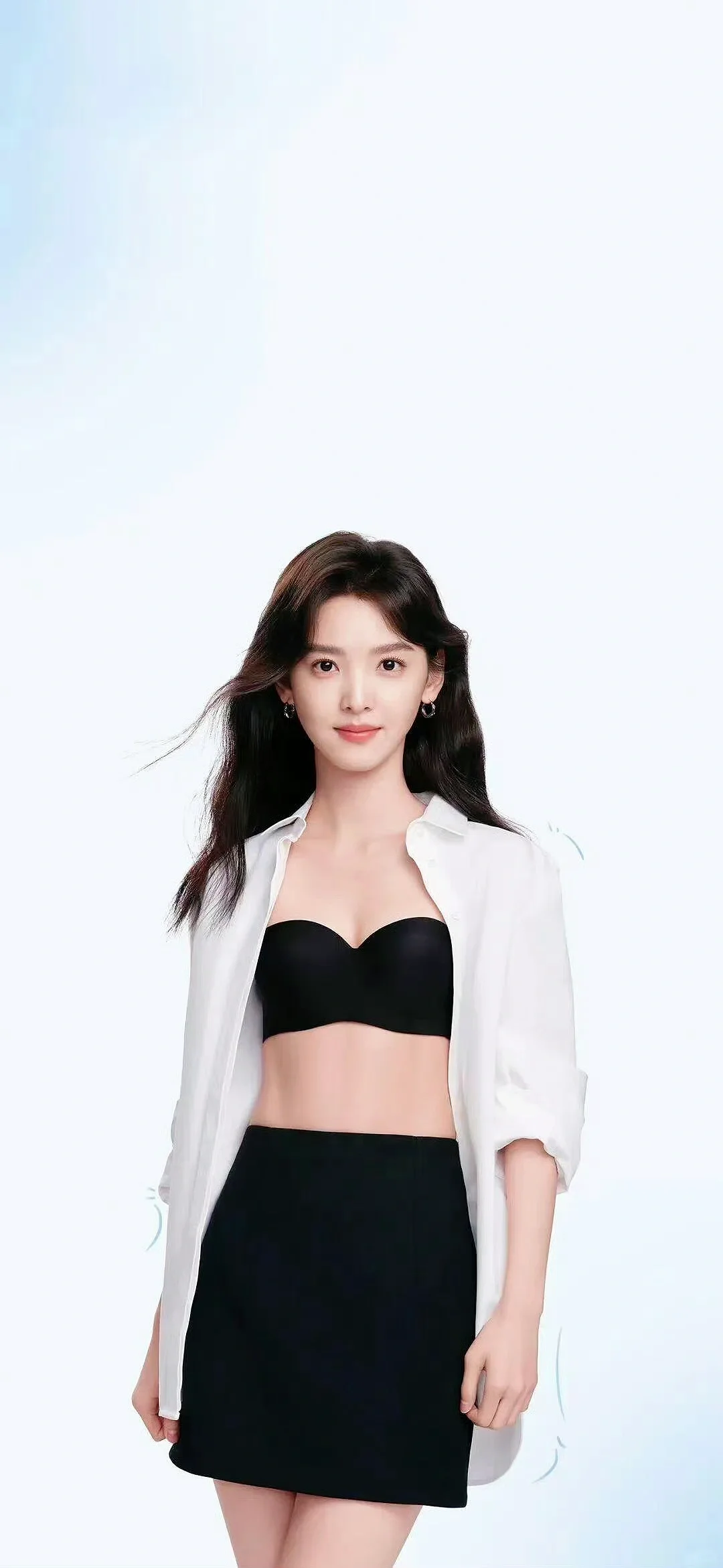 章若楠内衣写真，甜美可人，好身材！