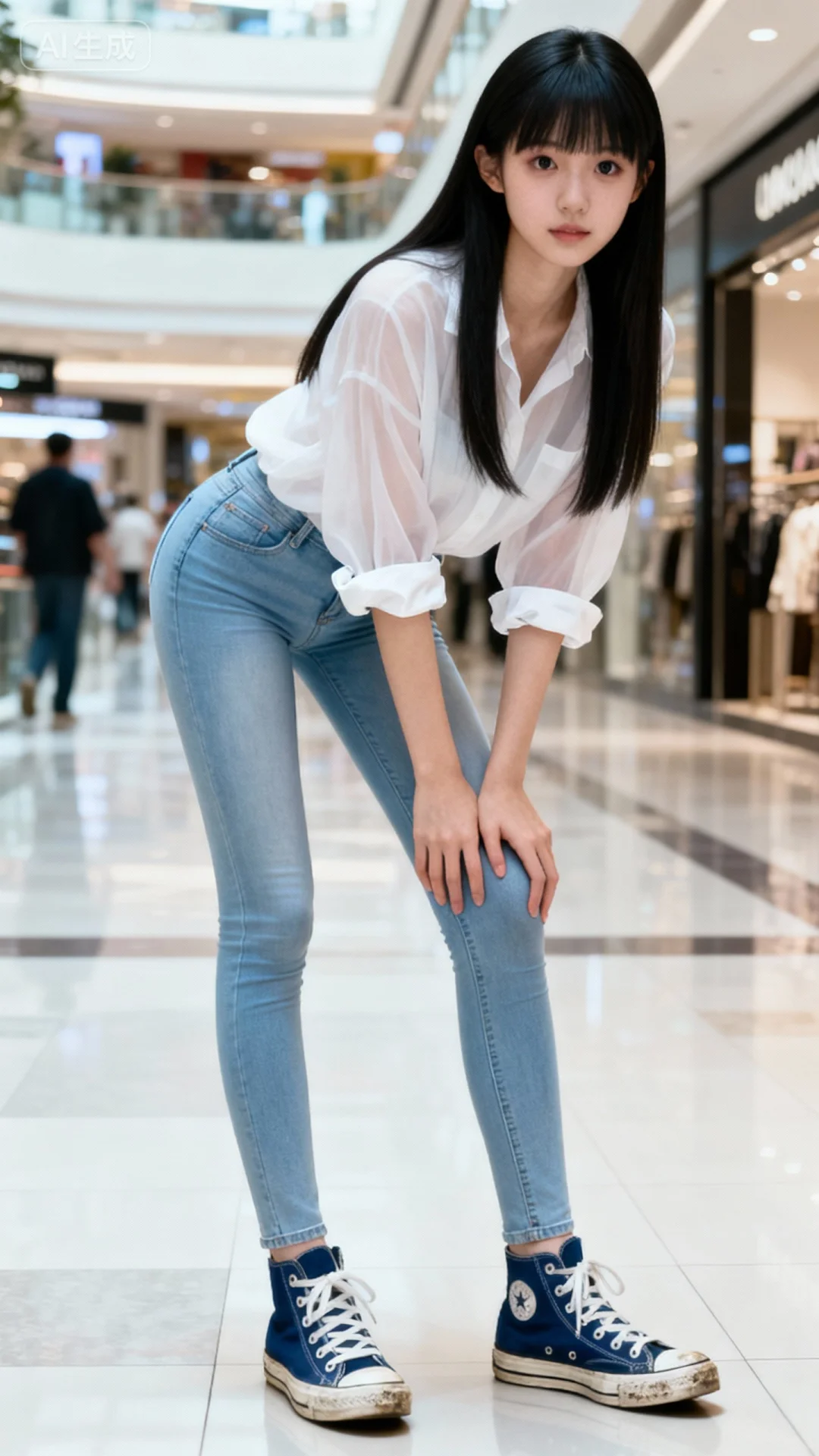 这个小姐姐好漂亮啊！