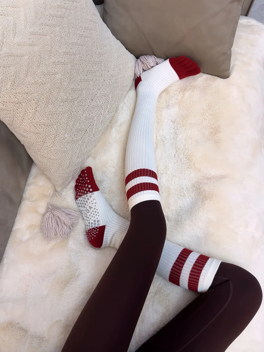 冬日秀场🧦五指袜与美腿的完美邂逅