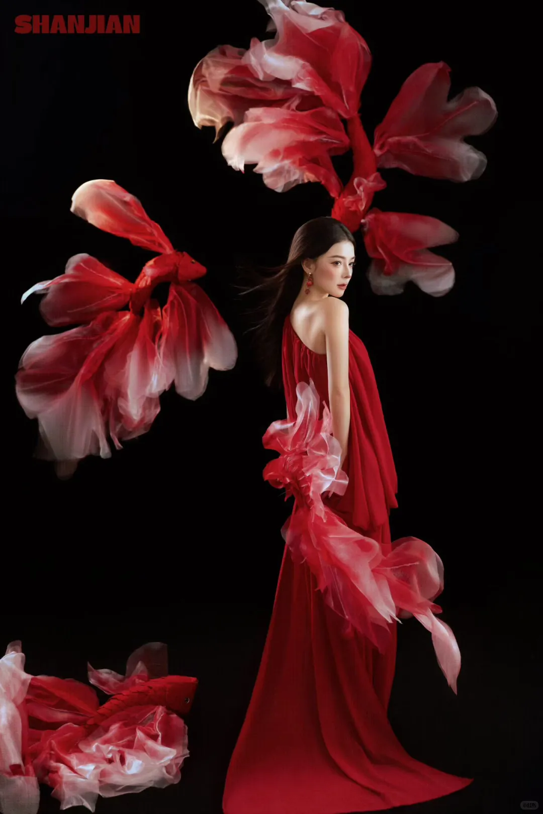 中式鸿运的锦鲤写真|东三省模特