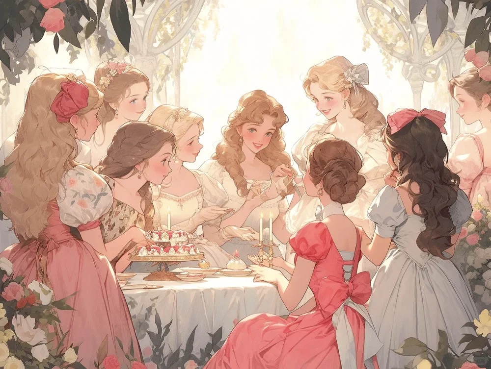 iPad壁纸 | 公主的茶话会🎀