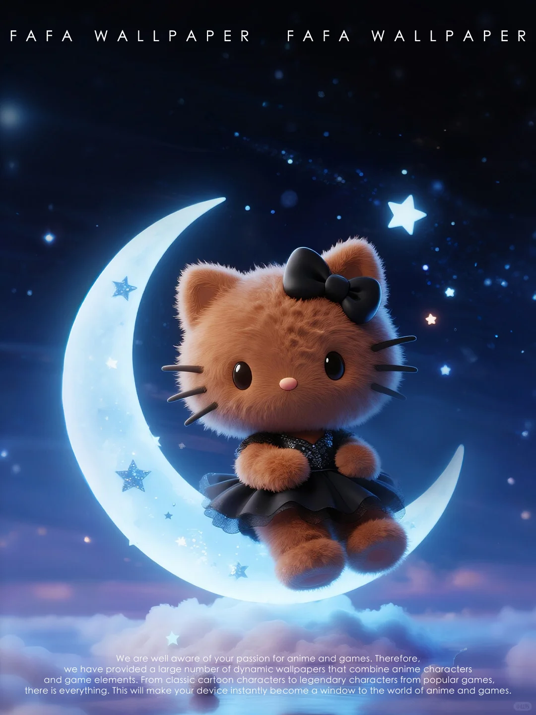 动态壁纸 hellokitty 月亮湖