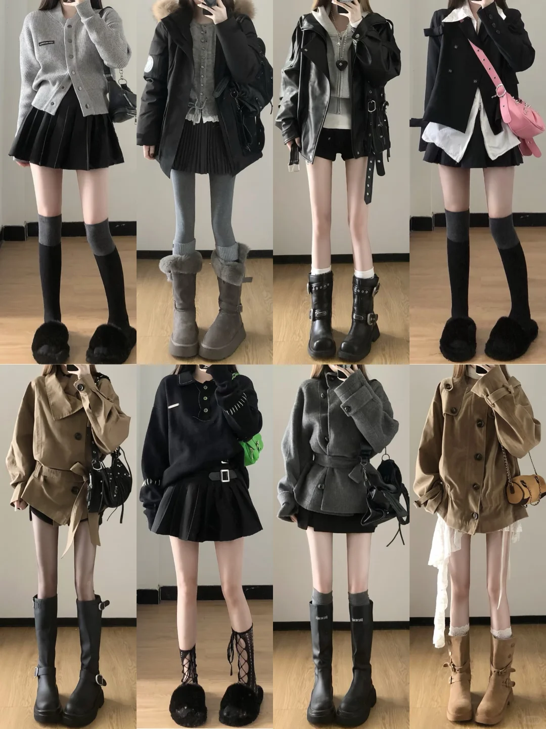 4⃣️8⃣️套秋冬打底裤穿搭｜光腿神器穿搭