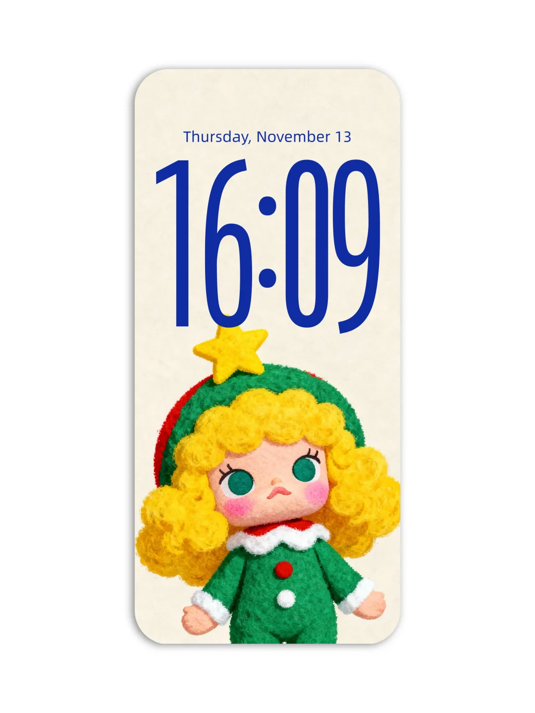 molly古早小众壁纸🎄老电影里的圣诞穿搭