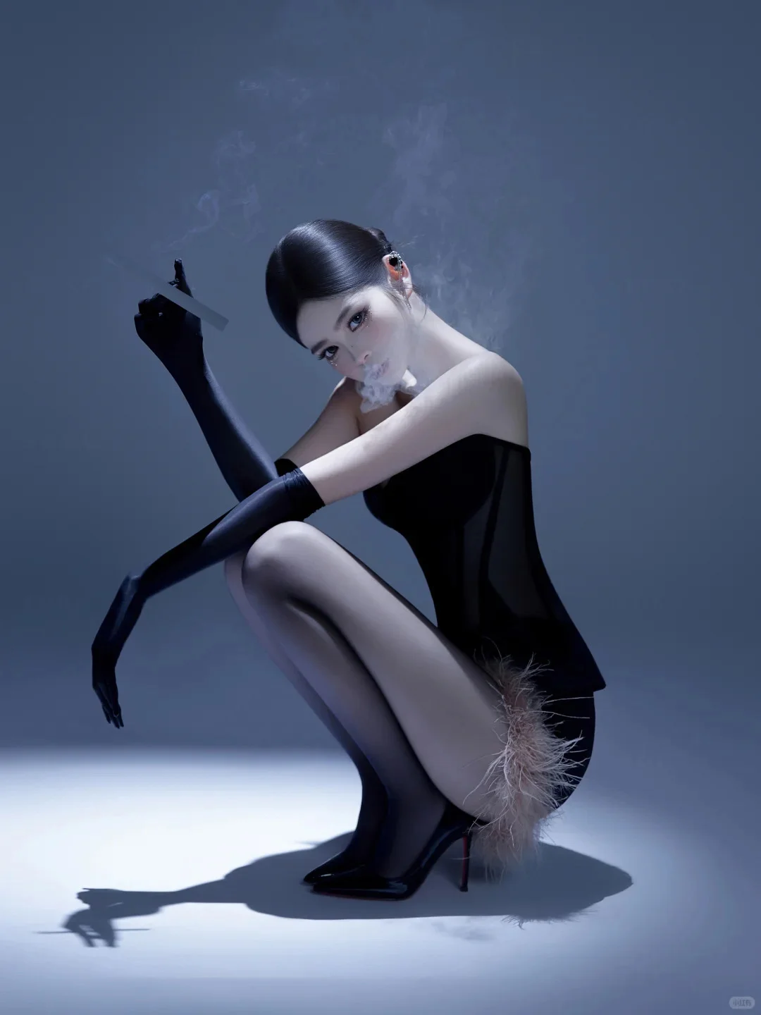 这种氛围感真的太高级了！🖤